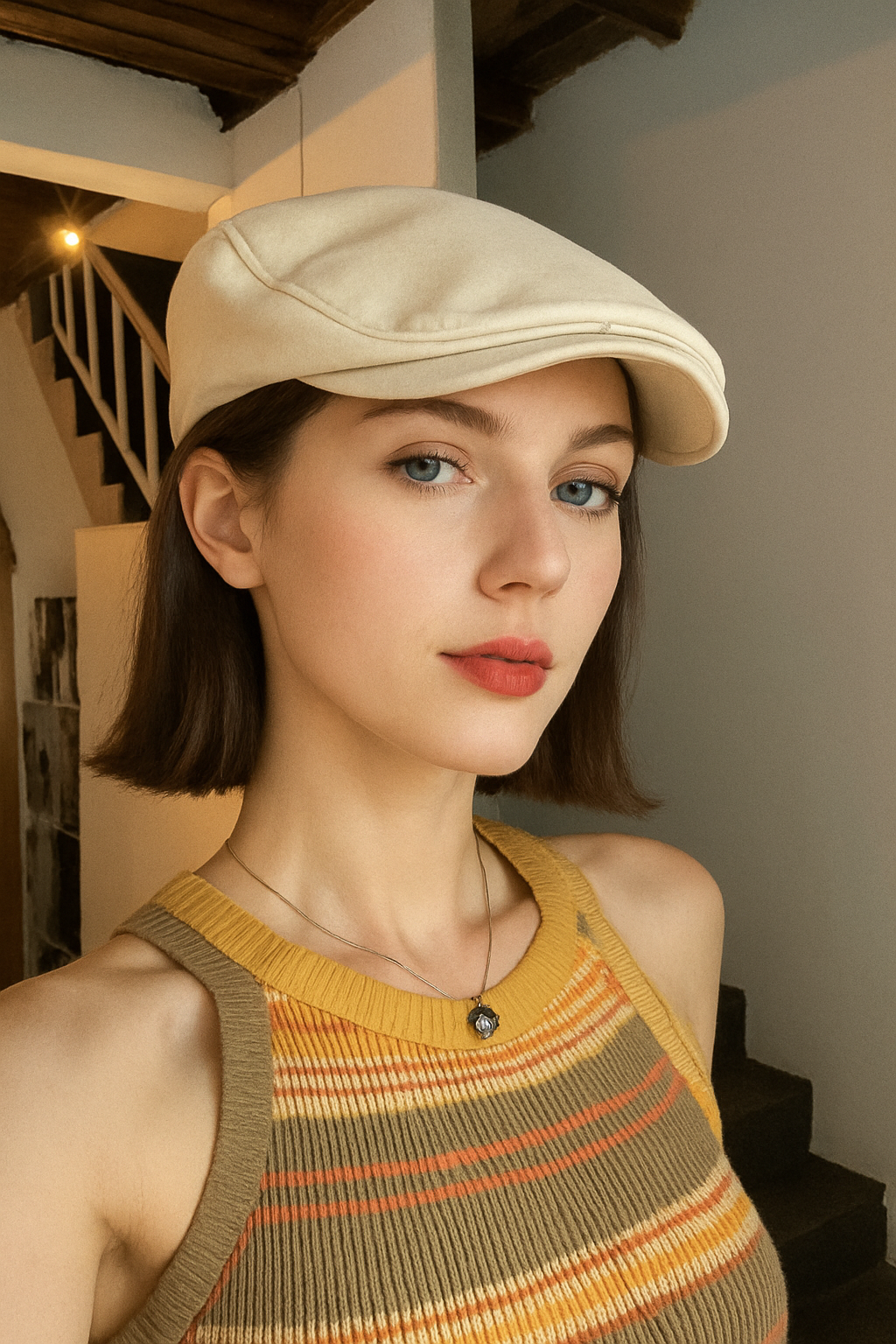 Béret Femme Rétro Portaluppi