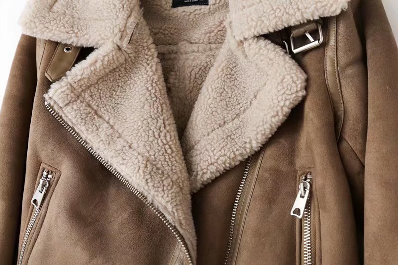 Veste en Cuir Courte Minnie