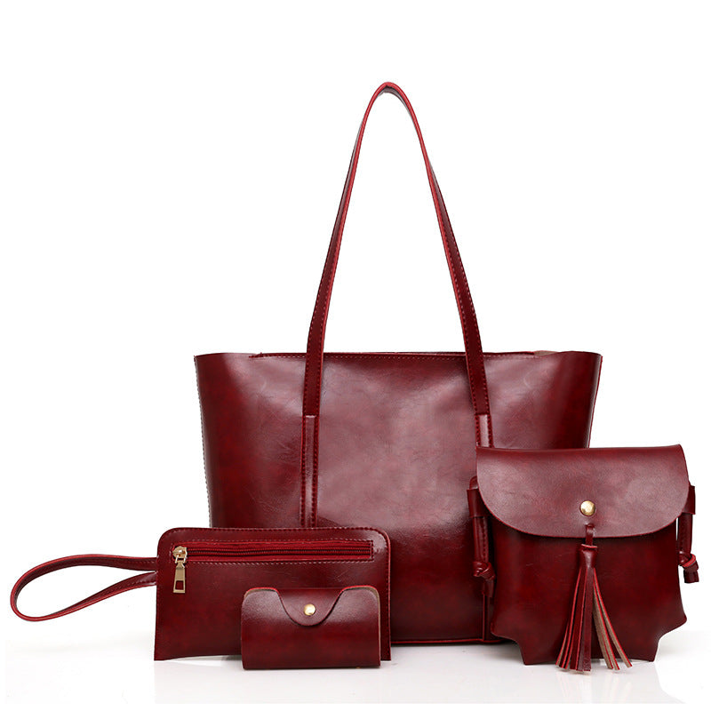 Sac en Cuir Féminin Divine - Achetez-en 1 et Recevez 4!