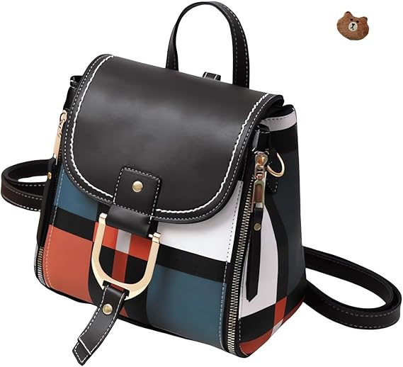 Sac en Cuir Coloré Mosaic
