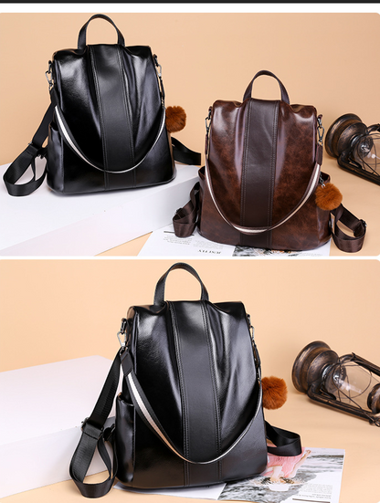 Grand Sac à Dos en Cuir